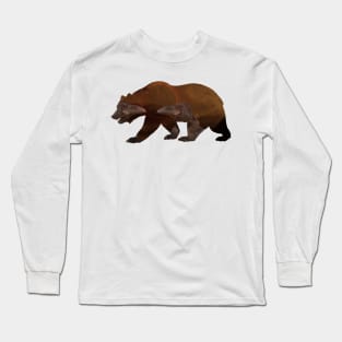 Two Raven Grizzly Bear Long Sleeve T-Shirt